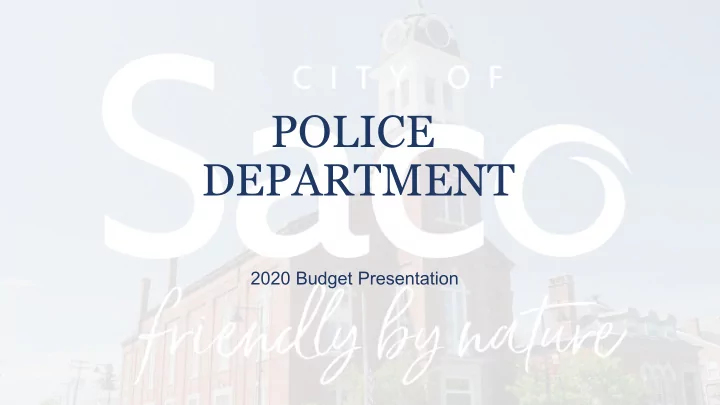 police department