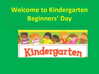 Beginners Day  Source for Picture: