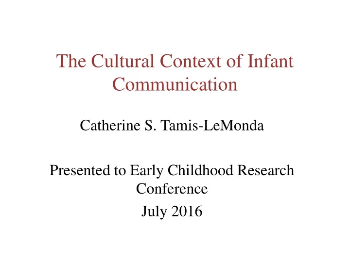 communication
