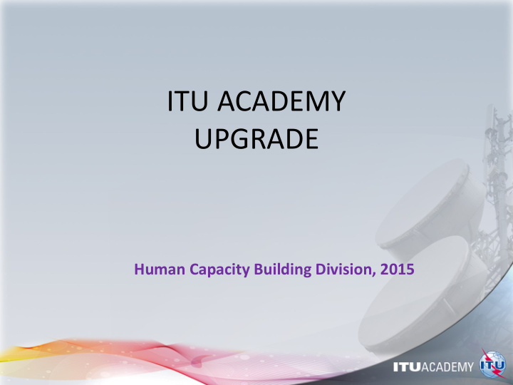 itu academy upgrade