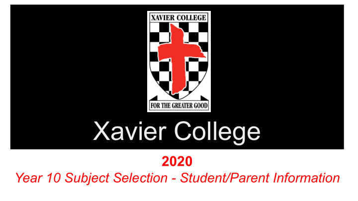 xavier college