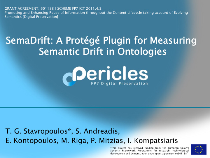 semadr drift a prot t g plugin for measuring semanti tic