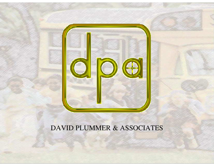 david plummer amp associates objective