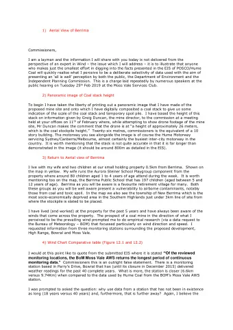 answer to be one of presenting positive perceptions to the public/Department of Environment  versus