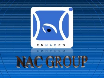 QUALITY  POLICY  QUALITY  POLICY  We at NAC group firmly believe that, the quality of products