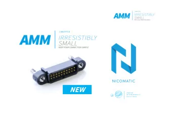 NEW  CREATIVE  I N T E R C O N N E C T  S O L U T I O N S  Positioning MOTS by Nicomatic M ilitary