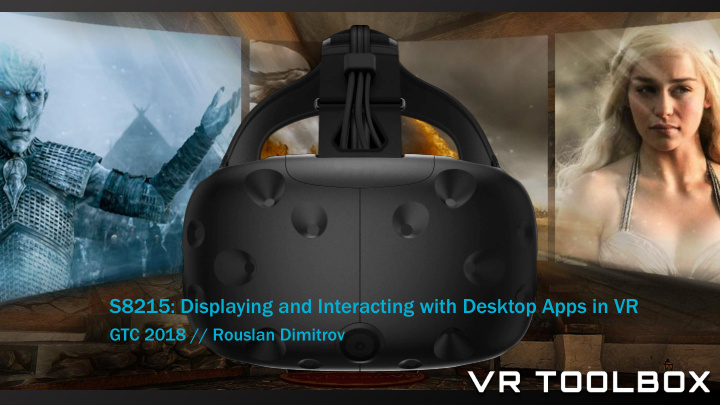 s8215 displaying and interacting with desktop apps in vr