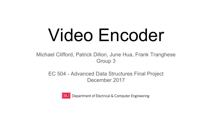 video encoder