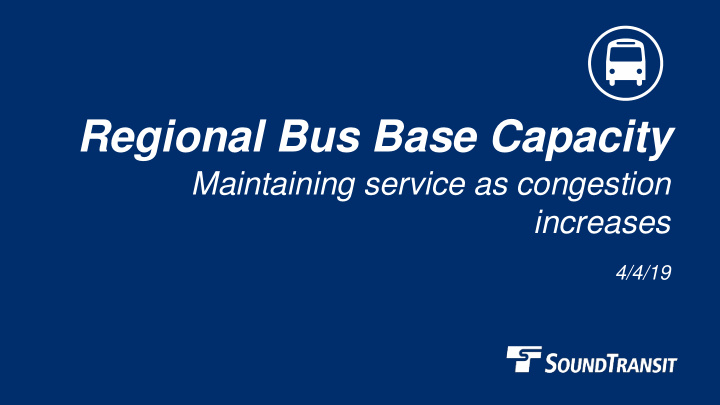 regional bus base capacity