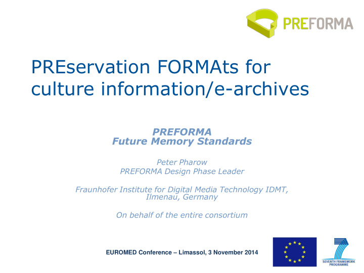 culture information e archives