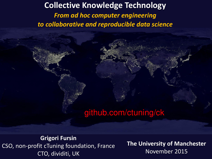 collective knowledge technology