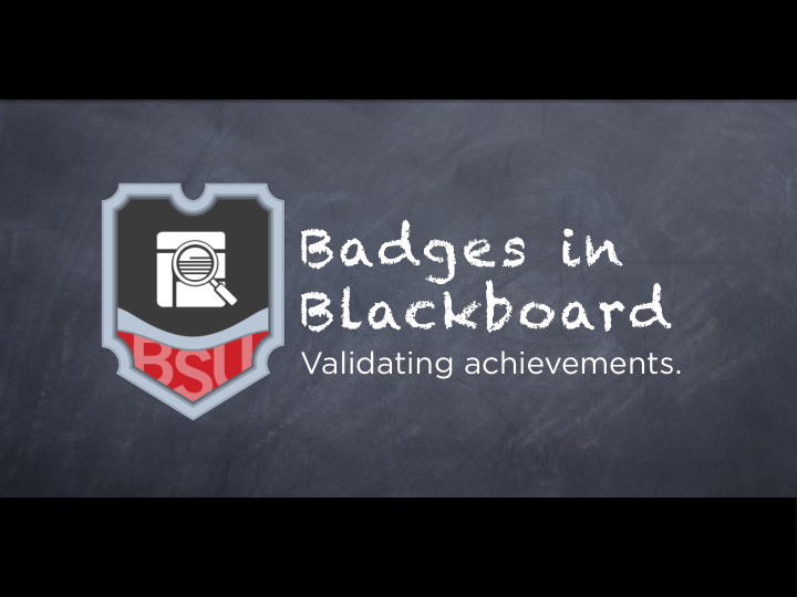 badges in blackboard