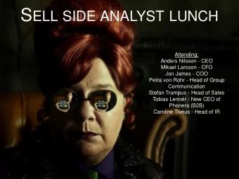 Welcome    Introduction  Deep dives:    DTV business    Landlord business  Q&amp;A  2