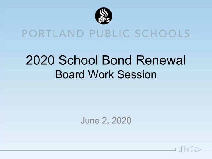 2020 school bond renewal