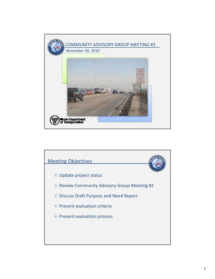 meeting objectives