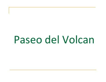 Paseo del Volcan  Needs in Our Region  Immediate Needs  Future Needs  major roadways,