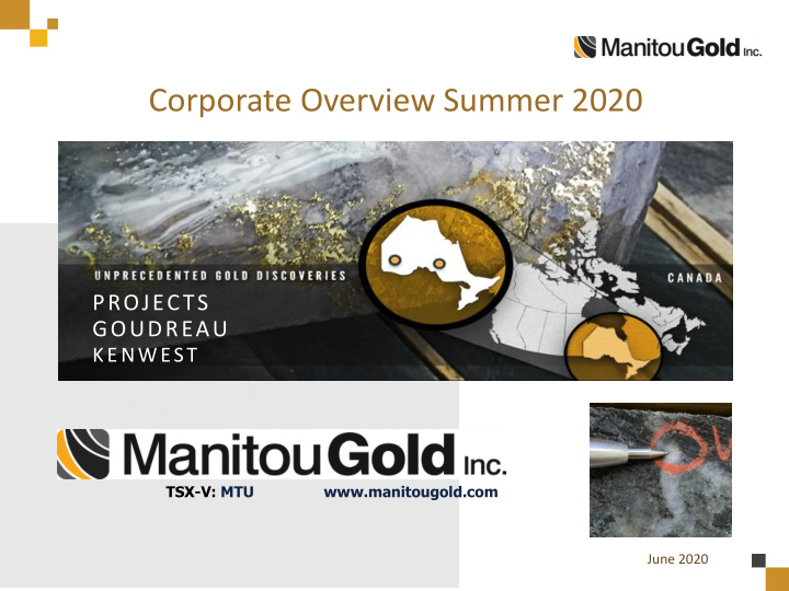 corporate overview summer 2020