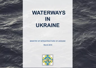 Cargo turnover by stevedores, Mt (2015)  90% of grain export transported through  Total 144.6 Mt