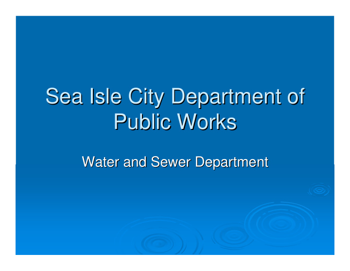 sea isle city department of sea isle city department of