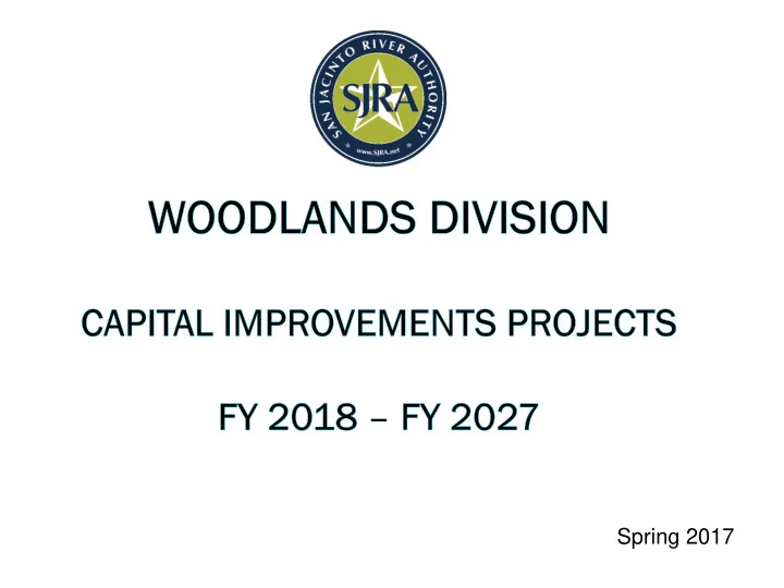spring 2017 the woodlands