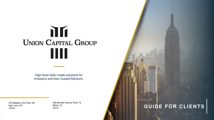 guide for clients