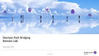 Remote LAB  September 2019  1  Internal Use Only  Lab Setup  Topology  2C:FA:A2:02:DE:B1  CORE1