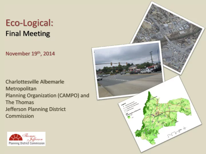 eco logical final meeting november 19 th 2014