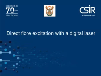 Direct fibre excitation with a digital laser  1  Proof of principle  Mode transfer  Mode detection