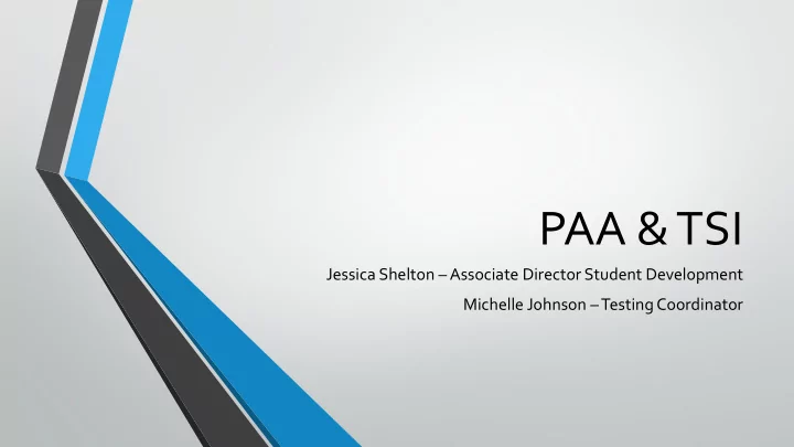paa tsi