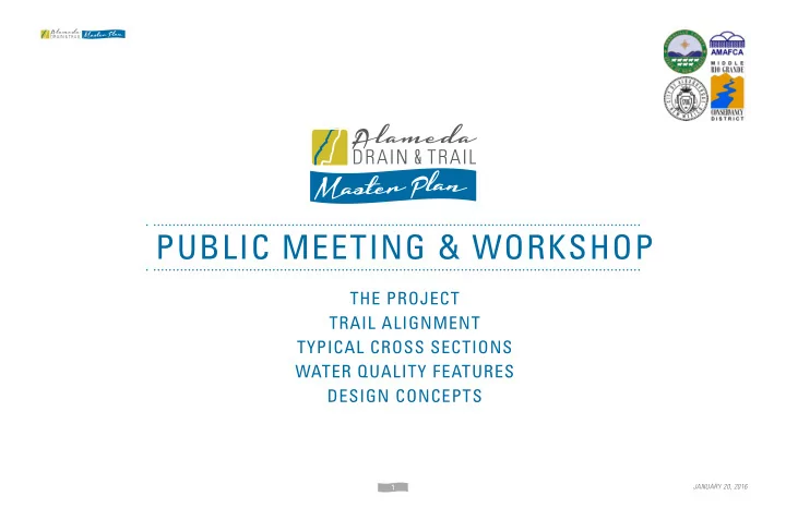 public meeting workshop