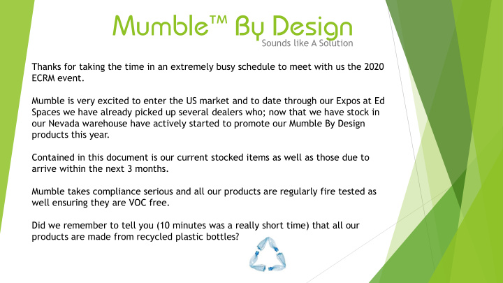 mumble by design