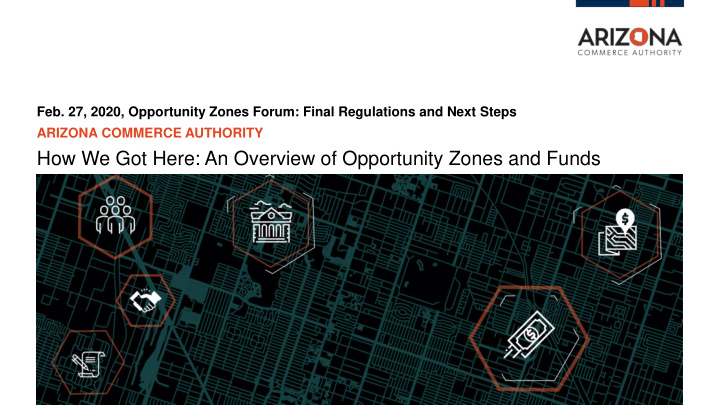 how we got here an overview of opportunity zones and