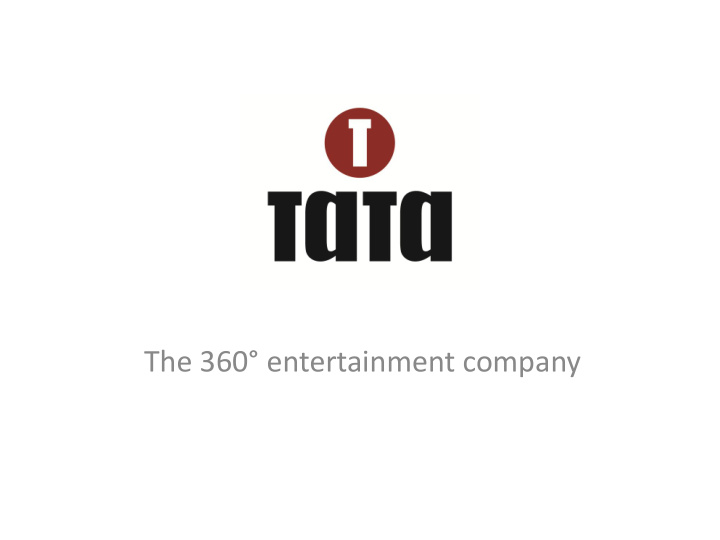 the 360 entertainment company introduction
