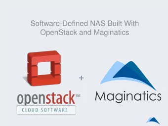 +  Sr. Director of Product Marketing  SCOTT ELLMAN  MagFS: Use Cases  In Cloud  Distributed