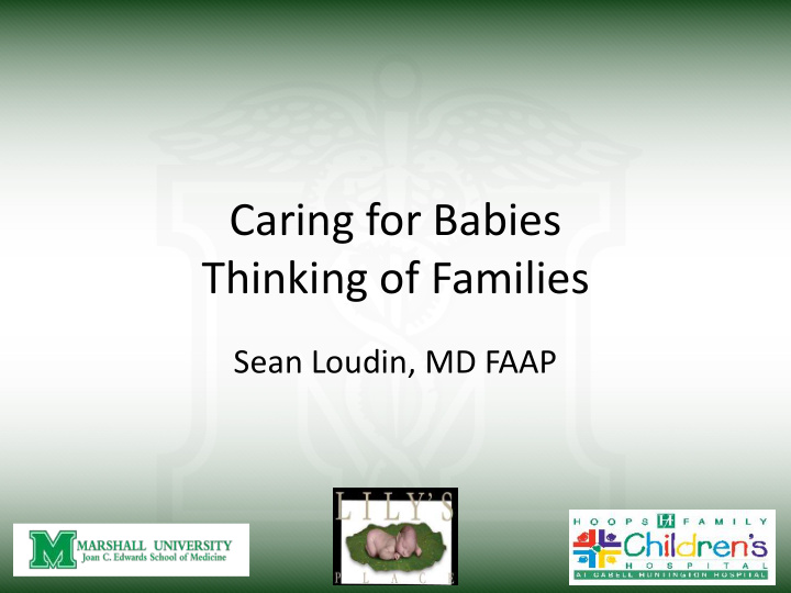 caring for babies thinking of families
