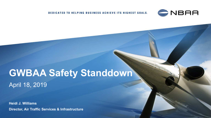 gwbaa safety standdown