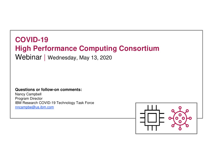 covid 19 high performance computing consortium
