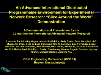 Introduction    A Basic Goal of The International Consortium Is To Create A Large  Scale