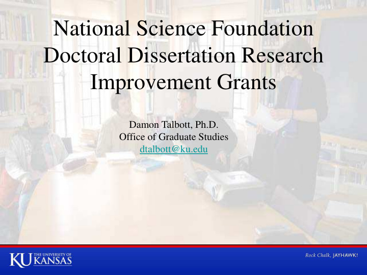 national science foundation doctoral dissertation