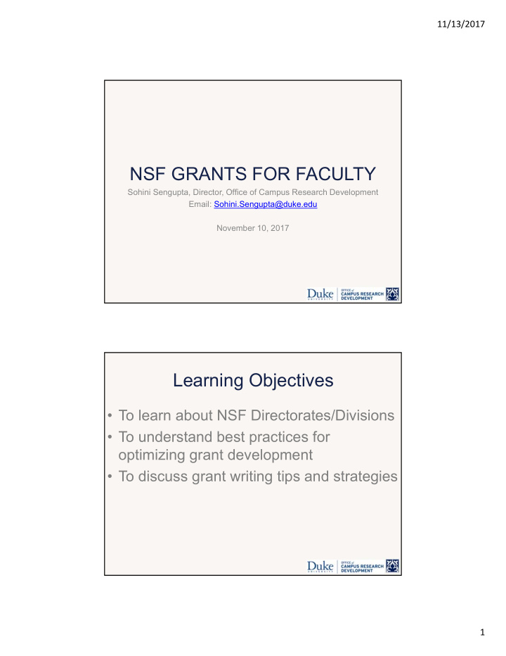 nsf grants for faculty