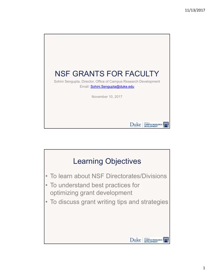 nsf grants for faculty