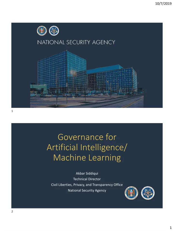 governance for