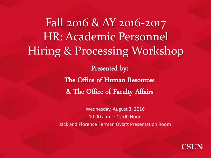 fall 2016 ay 2016 2017 hr academic personnel hiring