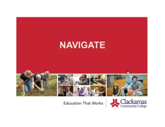 NAVIGATE  Big Picture   Technological solution   Developed by Education Advisory Board  (EAB)