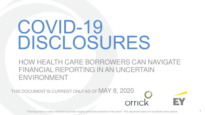 how health care borrowers can navigate financial
