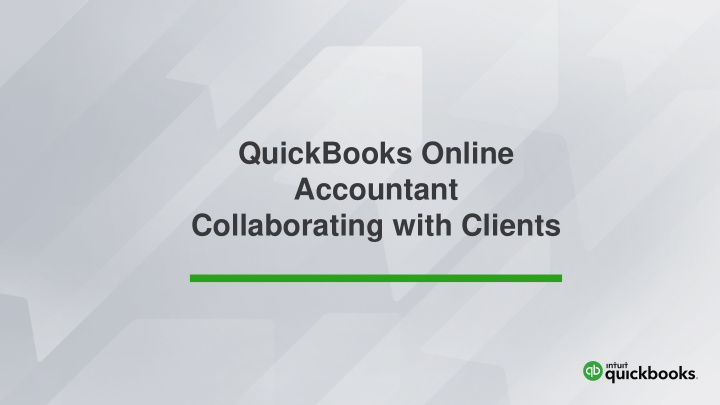 quickbooks online accountant collaborating with clients
