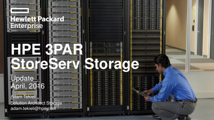 hpe 3par storeserv storage