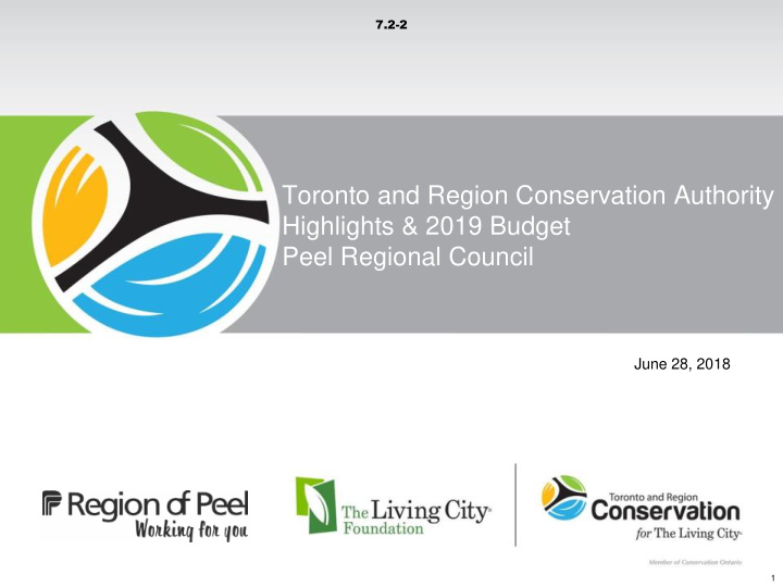 toronto and region conservation authority highlights 2019