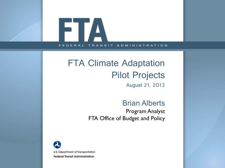 fta climate adaptation