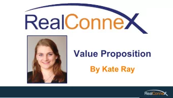 Value Proposition  By Kate Ray  PLAN OF ACTION  CREATE A BUSINESS INSTAGRAM ACCOUNT Using INSTAGRAM